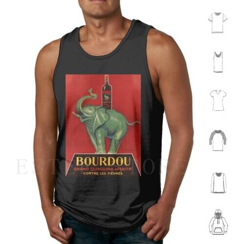 Leonetto Cappiello-Bourdou , 1926 , Art Deco Poster Tank Tops Vest 1920 1930 1920S 1930S Art Art Art Art Artwork Art