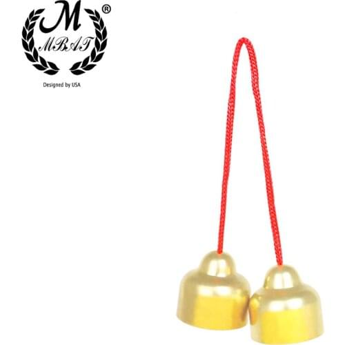 M MBAT Copper Bells Bronze Bells Chime Percussion Instrument Portable Kids Musical Gift Child Educational Toy