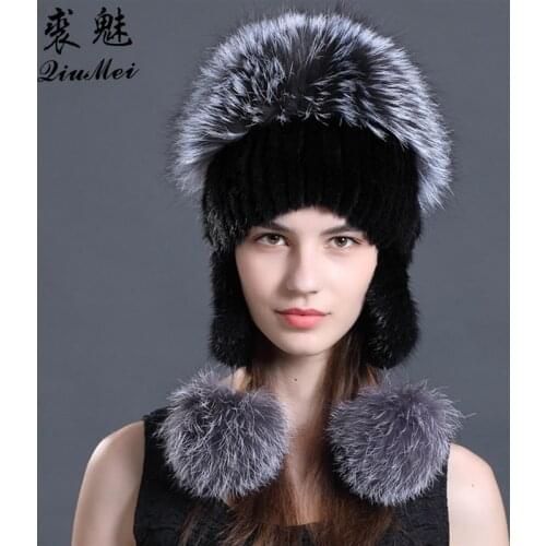 Женские шапки-ушанки QiuMei China At AliExpress