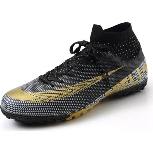 Hot Sale Women Mens Boys Girls Soccer Cleats High Ankle Football Shoes Long Spikes Outdoor Soccer For Men Women Soccer Shoes