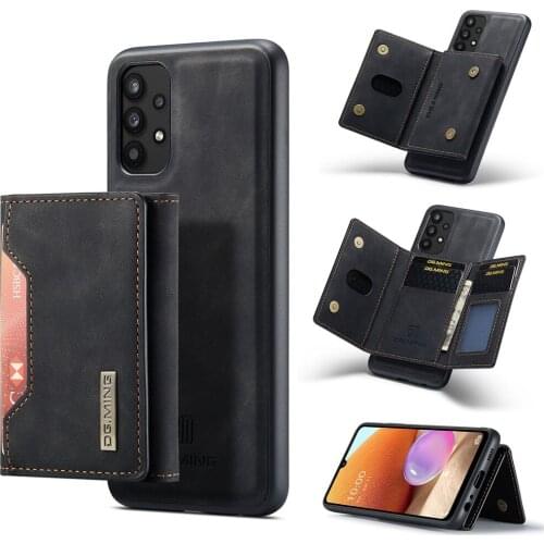 Luxury Leather Wallet Phone Case For Samsung Galaxy A32 4G Case Magnetic Wallet Holder Card Slot Flip Stand Full Cover