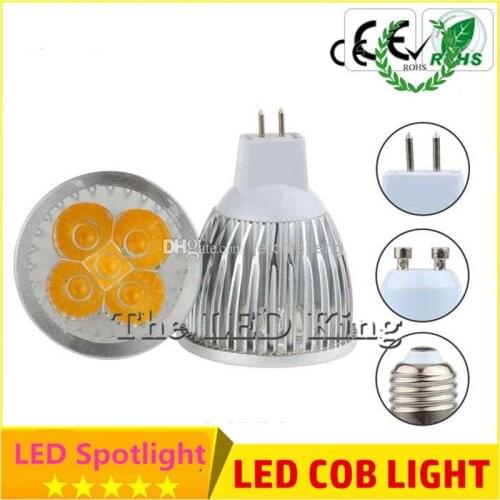 10X GU10 gu5.3 mr16 LED Dimmable Spotlight 3W 5W 4W 220V12V GU10 Led Lamp GU 10 Spotlight Warm White Bulb Energy Saving CE RoHS