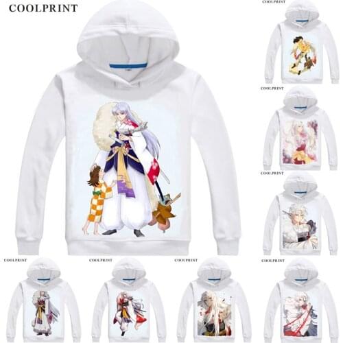 Sesshoumaru Sesshomaru dog demon Hoodies Inuyasha A Feudal Fairy Tale Men Sweatshirt Streetwear Anime Hoodie Printed Long Hooded