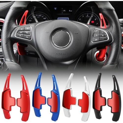 Steering Wheel Paddle Shifter Extension For Mercedes Benz A B C E GLE Class W176 W205 W246 C117 W218 Aluminum Shift Paddle Blade
