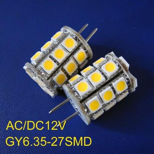 High quality 12VAC/DC 5050 GY6.35 LED light,G6 LED bulb,led gy6 lamp 12v free shipping 10pcs/lot