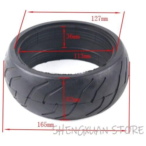 6.5-inch tire solid tire balancer electric scooter explosion-proof tire inflation-free tire 6.5" tubeless tyre