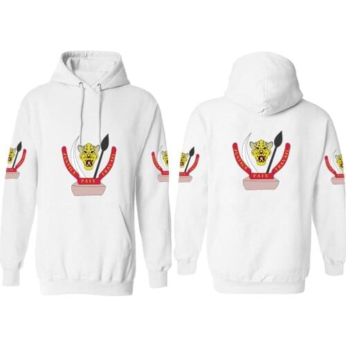 ZAIRE male youth pullover custom name number zar sweatshirt nation flag za congo country french republic print photo boy clothes