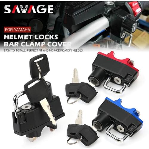 Helmet Locks For YAMAHA MT-10 MT-09 MT-07 MT-01 XSR700 XSR900 SR950 XVS 950 BOLT C SPEC Motorcycle Accessories Handlebar Clamp