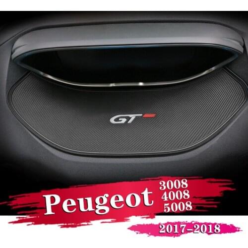 1Pcs Car Styling Auto Accessories Display Anti-skid Meter Mats Pad Sticker For Peugeot 3008 GT 4008 5008 2016 2017 2018
