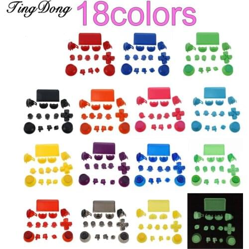 18colors For Play Station Dualshock 4 PS4 Pro Controller JDM-040 JDS 040 R2 L2 R1 L1 Trigger Button Green White Blue 4.0 Version