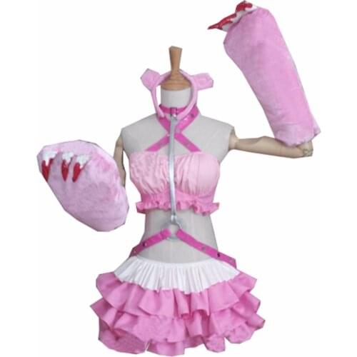 2017 Anime Super Sonic Pink Cosplay Dress Super Sonico Lolita COS Costume