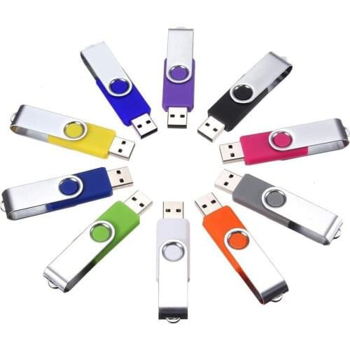 64MB Portable Rotating USB 2.0 Flash Memory Stick Pen Drive Data Storage Rotatable U Disk For Computer