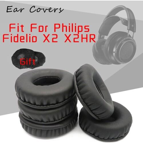 Ear Pads For Philips Fidelio X2 X2HR Headphone Earpads Replacement Headset Ear Pad PU Leather Sponge Foam