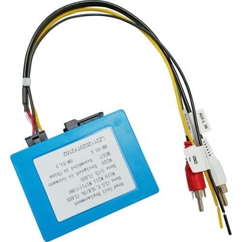 ZLTOOPAI Car Stereo Radio Optical Fiber Decoder Most Box for Mercedes Benz E CLS SLK SL S CL Series (W219 W211 W171) (≤ 2008)