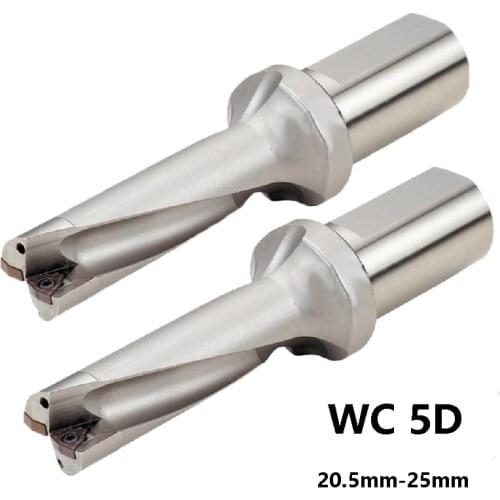 BEYOND U Drill 5D WC C25 20.5mm-25mm WC04 WC03 Indexable Insert Drills Bit Tool Lathe Metal Drilling Tools for WCMT Inserts CNC