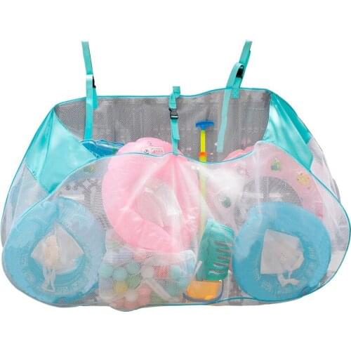 Large Capacity Adjustable Hanging Swimming Pool Storage Bag Net Bag Football Basketball Inflatable Toys Storage Bag