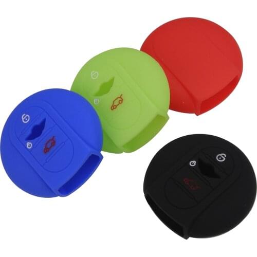 Kutery 3 Buttons Remote Key Case Cover Silicone Protect Shell For BMW MINI Cooper F54 F55 F56 Car Styling