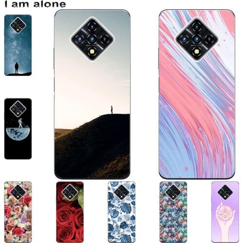 I am alone Phone Case For Infinix Zero 8 / Zero 8i 2020 Fashion Color Cute Cartoon Printed Paint Mobile For Infinix Zero 8