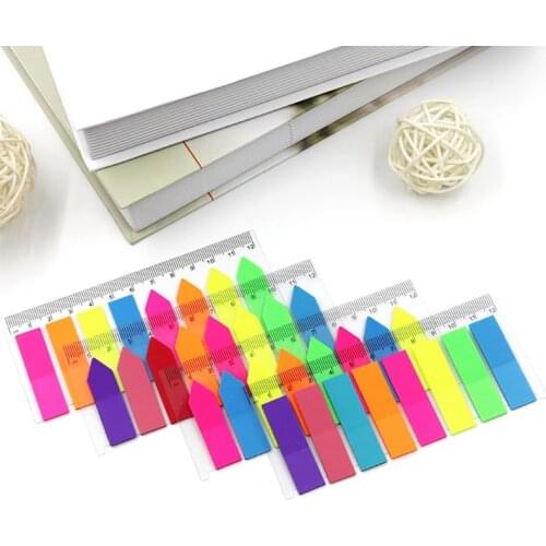 StationeryIndex Self Adhesive Memo Pad Sticky Notes Bookmark Point It Marker Memo Sticker Paper Office School Supplies