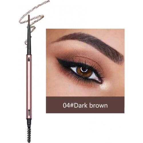 Women Waterproof Long Lasting Double Head Non Smudge Eyebrow Pencil Makeup Tool