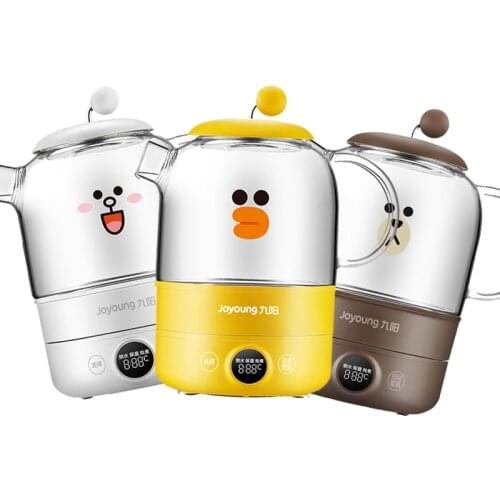 220V Mini Household 800ML Electric Kettle Dessert Tea Food Boiling Pot Glass Multi Cooker 3 Color Available For School Office