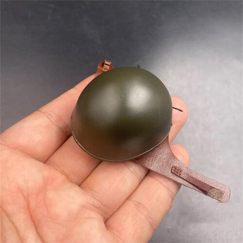 In Stock 1/6th UD9005 WWII British Locomotive Courier Battle War Head Helmet PVC Material Model For 12inch Body Doll Accessories