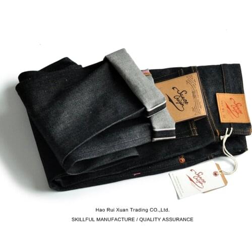 SAUCE ORIGIN 916-PI Men Jeans Pants Straight Fit Denim Jeans for Men Selvedge Denim American Cotton Men Designer Jeans for Men