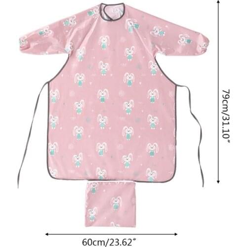 Newborns Bib Table Cover Dining Chair Gown Waterproof Saliva Towel Burp Apron 63HE