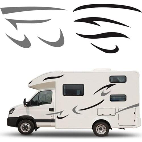 Car body stripe sticker, vinyl sticker, Ie stickers for caravan, Caravan