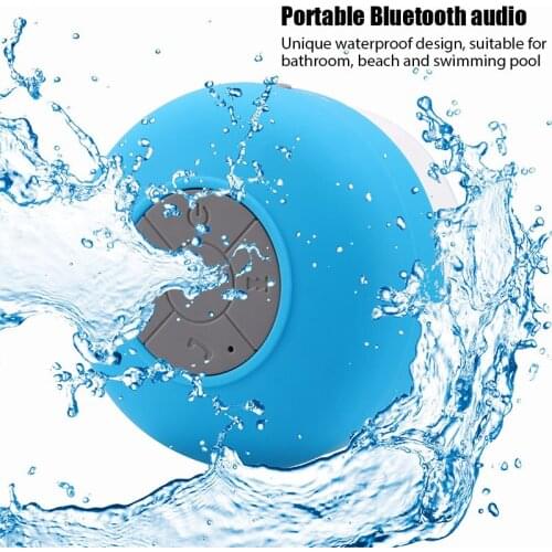 Portable Bluetooth Speaker Wireless Waterproof Shower Speakers for Phone Bluetooth Subwoofer Hand Free Car Speaker Loudspeaker
