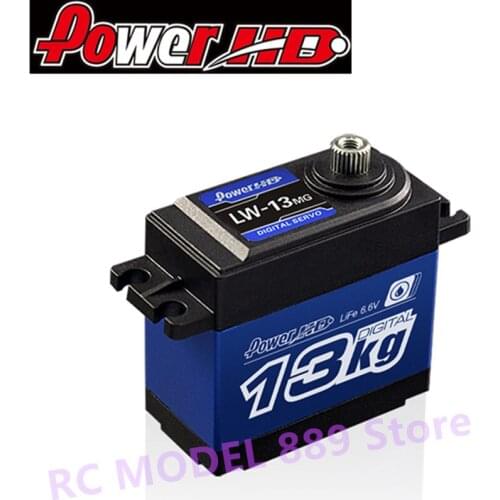 RC radio control car Power HD LW13MG LF13MG off road short course waterproof metal 13KG servo for robot MCU upgrade parts