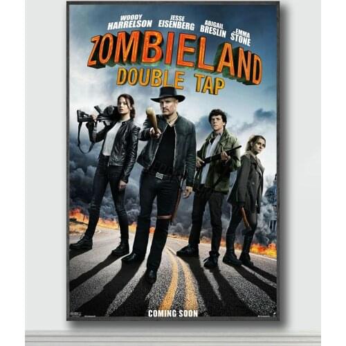 NJ300 Zombieland Double Tap Movie Silk Posters and Prints wall art Art Poster Home Decor