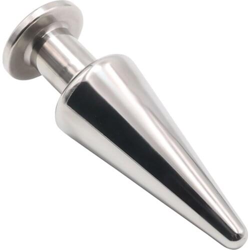 Heavy Big Anal Plug Solid Metal Butt Plug Stainless Steel Anal Expander Dildo G Prostate Stimulate Masturbator Sex Toy Men Women