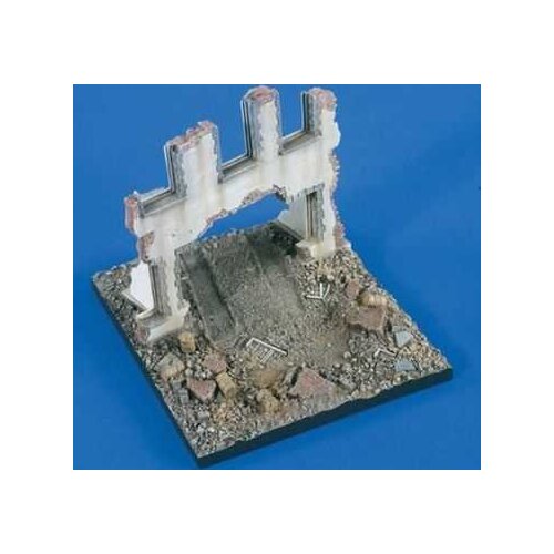 1/72 resin die-casting scene layout props gray model on-site house building platform free shipping D01