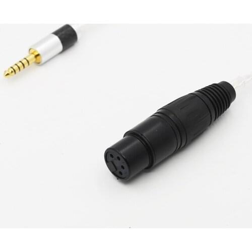 1x3.5mm TRRS Balanced Male to 2.5mm TRRS Balanced Female Hi-End Audio Adapter 7N Silver Plated Audio Cable 10CM