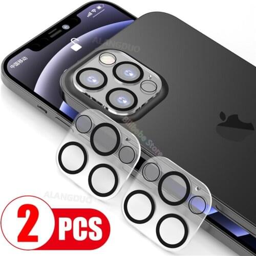 2Pcs Full Cover Camera Lens Protector For iPhone 12 13 11 Pro Max Mini Tempered Glass For iPhone 11 12 13 Pro Camera Protector