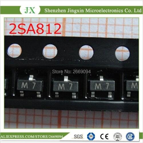 200PCS 2SA812 SOT23 M7 SMD IC new and original free shipping