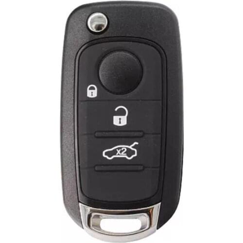 3 Buttons Folding Flip Remote Key Shell for Fiat 500 Car Key Blanks Case