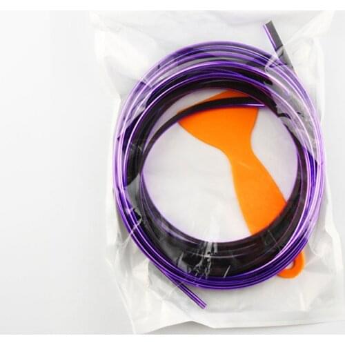 5M/lot Car Interior Mouldings Auto Accessories Universal DIY Decoration Trims Dashboard Door Edge Strip Cool Decor Car Styling