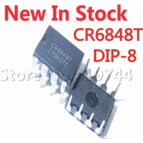 5PCS/LOT 100% Quality CR6848 CR6848T DIP-8 offline switching power supply chip IC In Stock New Original
