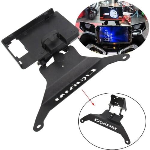 Motorcycle Accessories Mobile Phone Navigation Handlebar Bracket For SYM JOYMAX Z 300 2018-2019 CRUISYM 300 2017 2018 2019
