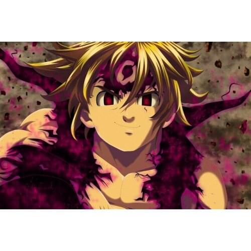 Diamond Painting 5D DIY Seven Deadly Sins Anime Embroidery Mosaic Full Cross Stitch Kits Wall Art Living Room Home Decoration