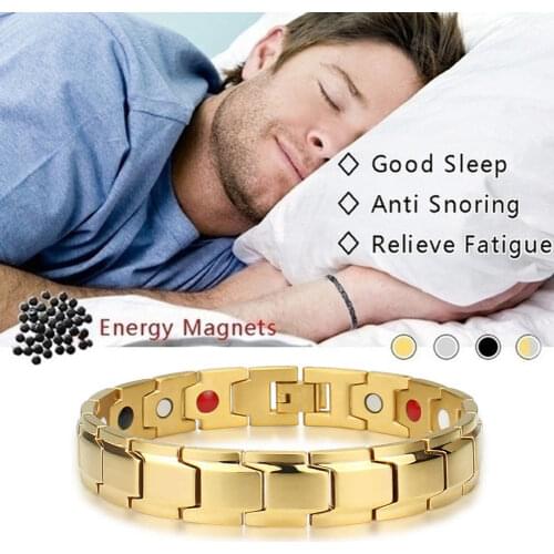 Body Slimming Weight Loss Bracelet Anti-Fatigue Healing Hematite Beads Stretch Bracelet Magnetic Therapy Bead Wrist Bracelets