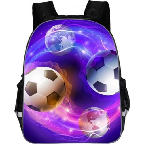 Childrens school bags Football Printing School Backpack For Teenagers Boys Girls Student Travel Book Bag Schoolbags Mochila Zip
