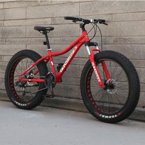 Mountain Bike Snow Bike 4.0 Super Wide Tires Off-road Bicycles Male And Female Students Beach Adult Bicycle
