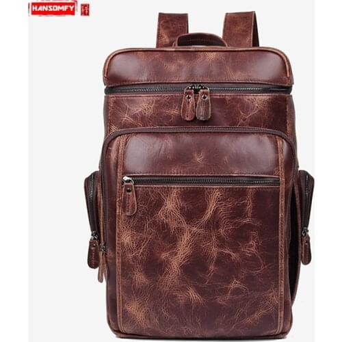 HANSOMFY Mens Brown Bags China