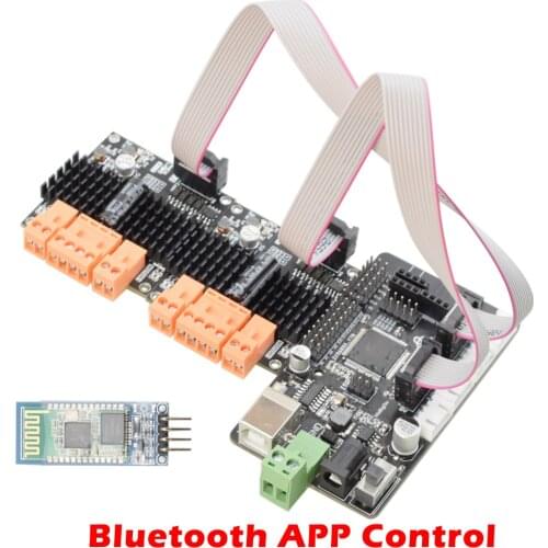 Bluetooth APP Controller 9-24V 2/4 Channel High Power DC Motor Drive Kit PWM Adjust Speed with Arduino Board Smart Car