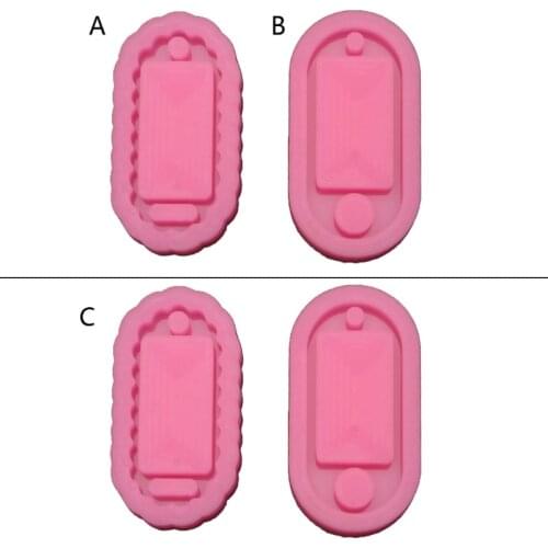 Key Tags Silicone Mold Labels ID Tag Keychain Resin Casting Mold Key Identifier Rings Epoxy Resin Mold DIY Art Crafts