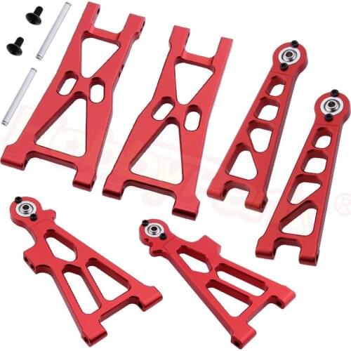 Alum Suspension Arms Set 33201 (33201G) 33202 (33202G) 33203 (33203G) For Himoto Tanto E10XB RC Buggy Model Car Upgrade Parts