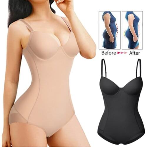 Faja Shapewear for Women Tummy Control Seamless Body Shaper Waist Trainer Mesh Butt Lifer Thigh Slimmer Underwear Bodysuit